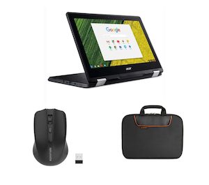 Acer Chromebook R512 4GB 32 GB with New Bag and New Mouse 