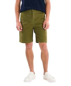 Corey Chino Short - Army Green Online 3 Wise Men NZ