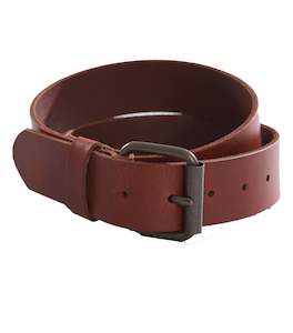 Casual Leather Belt - Tan Online 3 Wise Men NZ