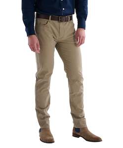 Braxton Chino Pant - Khaki Online 3 Wise Men NZ