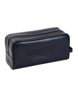 Black Leather Toiletry Bag Online 3 Wise Men NZ