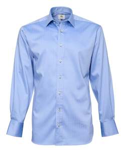 Menswear: Acadia Blue Shirt Online 3 Wise Men NZ