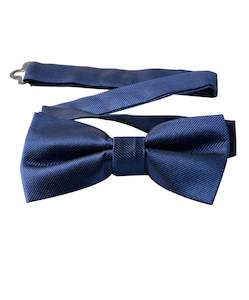 Navy Silk Bow Tie Online 3 Wise Men NZ