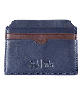 Navy Leather Cardholder Online 3 Wise Men NZ