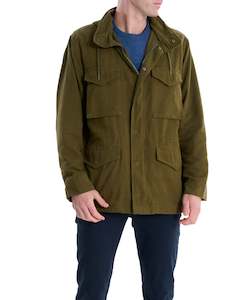 Joe Military Jacket - Army Green Online 3 Wise Men NZ