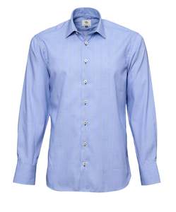 Silver Lake Blue Check Shirt Online 3 Wise Men NZ