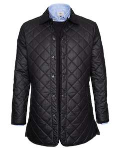 Quilted Jacket - Black Online 3 Wise Men NZ