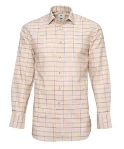 Menswear: Wildwood Brown Check Shirt Online 3 Wise Men NZ