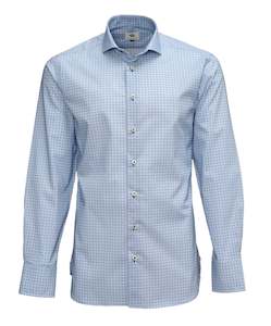 Mosaic Light Blue Print Shirt Online 3 Wise Men NZ