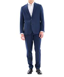 Tasker Linen Suit - Navy Online 3 Wise Men NZ