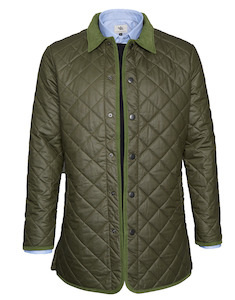 Quilted Jacket - Olive Online 3 Wise Men NZ