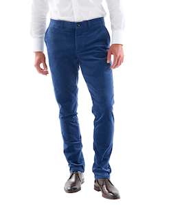 Menswear: Cord Huxton - Mid Blue Online 3 Wise Men NZ