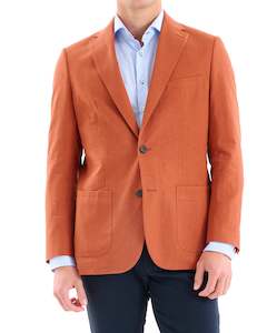 Hale Linen Blazer - Clay Online 3 Wise Men NZ