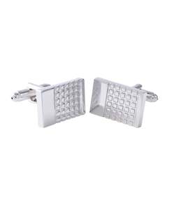 Menswear: Grid Cufflinks Online 3 Wise Men NZ