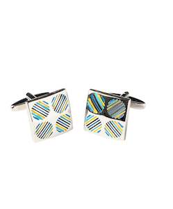 Round Stripe Cufflinks Online 3 Wise Men NZ