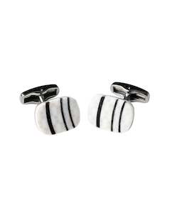 White Oval Cufflinks Online 3 Wise Men NZ