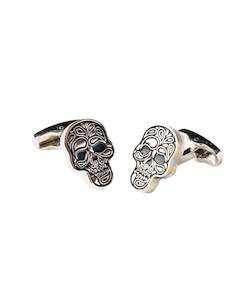 Menswear: Skull Cufflinks Online 3 Wise Men NZ