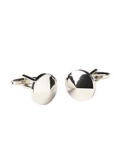 Menswear: Round Silver Cufflinks Online 3 Wise Men NZ