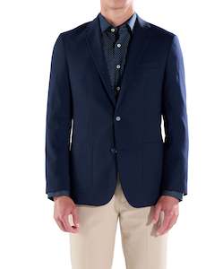 Menswear: Page Navy Wool Blazer Online 3 Wise Men NZ