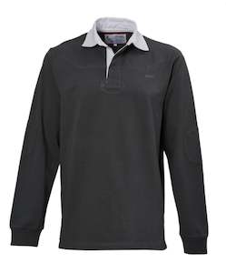 Hooper Rugby Polo - Charcoal Online 3 Wise Men NZ