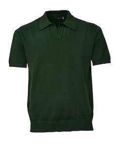 George Cotton Polo - Olive Online 3 Wise Men NZ