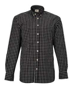 Alto Black Check Shirt Online 3 Wise Men NZ