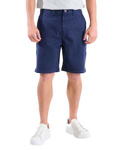 Chard Canvas Short - Navy Online 3 Wise Men NZ