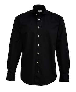 Menswear: Roosevelt Black Shirt Online 3 Wise Men NZ