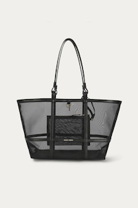 Womenswear: Deadly Ponies - Mr Bandit Tote Mesh Black