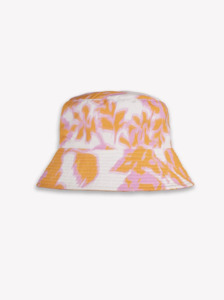 Juliette Hogan - Yuma Hat Baroque Floral Pink Grapefruit