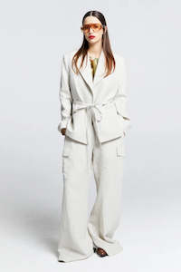 Womenswear: Karen Walker - Wilderland Tie Jacket Natural