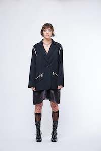 JPalm - Myskia Zip Blazer Black