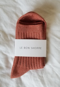 Womenswear: Le Bon - Her Socks Lurex Sunset