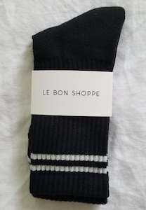 Le Bon - Boyfriend Socks Noir