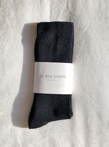 Le Bon - Trouser Socks Black