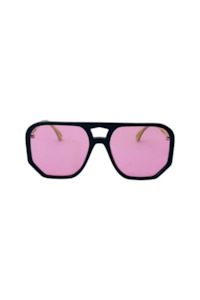 Womenswear: Age Eyewear - Wager Black w Pink 1211