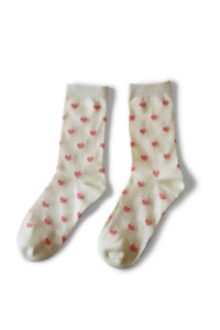 Kathryn Wilson - Heart Socks Pink Hearts