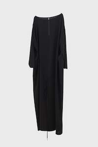 James Brown - Line Dress Silk Black