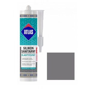 Tilers: Atlas ELASTIC Silicone  Silver 136 (280 ml)