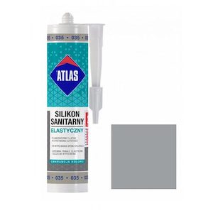 Tilers: Atlas ELASTIC Silicone  Grey 035 (280 ml)