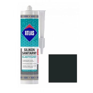 Tilers: Atlas ELASTIC Silicone  Graphite 037 (280 ml)