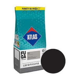 Tilers: Atlas CERAMIC Grout Black 204 (5 kg)