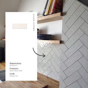 AMALIA White Subway Tiles