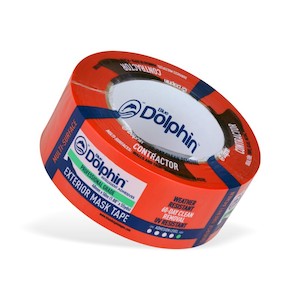 Blue Dolphin: CONTRACTOR TAPE - 60 Days Clean Removal, UV & Weather Resistant Tape (48mm x 50m)