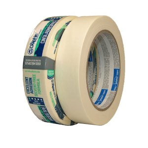 Blue Dolphin: PAINTERS TAPE - Extra Strong Yellow Masking Tape, High Performance, UV Resistant (25mm x 50m)