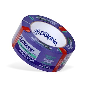 Blue Dolphin: PAINTERS TAPE - High Quality Blue Masking Tape, Clean and Easy Removal, UV Resistant (25mm x 50m)