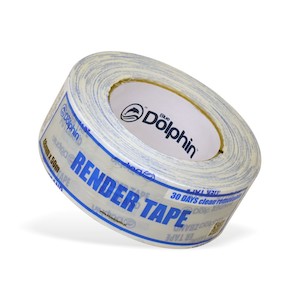 Blue Dolphin: RENDER TAPE - 30 Days Exterior Tape for Rough Surfaces (48mm x 50m)