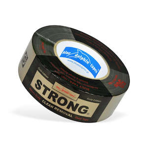 Blue Dolphin: STRONG - Gold Duck Tape, Clean Removal, UV & Weather Resistant (48mm x 50m)