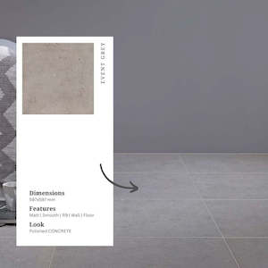 Tiles Outlet: EVENT Grey Matt 600x600 - Porcelain Tiles