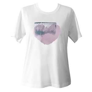 Womens T-shirt - Torn heart